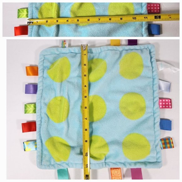 Mixed Lot 2 Lovey Security Blanket Baby Starters Taggies Plush Rattle Crib Toy - Picture 9 of 16